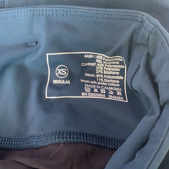 EUC Sweaty Betty Power Mesh Leggings in Beetle Blue XS - Picture 10 of 13